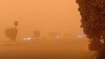 طوفان آخر الزمانی شن در بغداد!+ فیلم