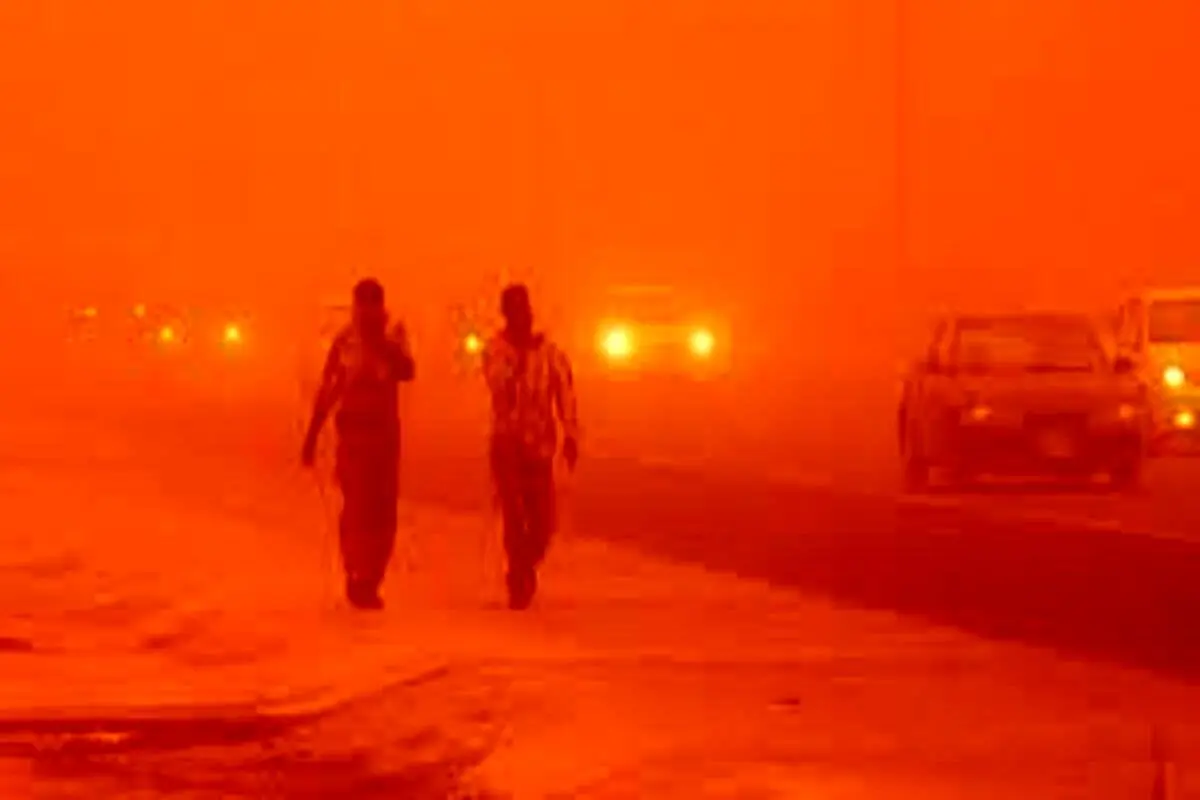 طوفان شن در بغداد + فیلم