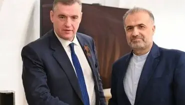 دیدار سفیر ایران با رئیس کمیته امور بین الملل دومای دولتی روسیه