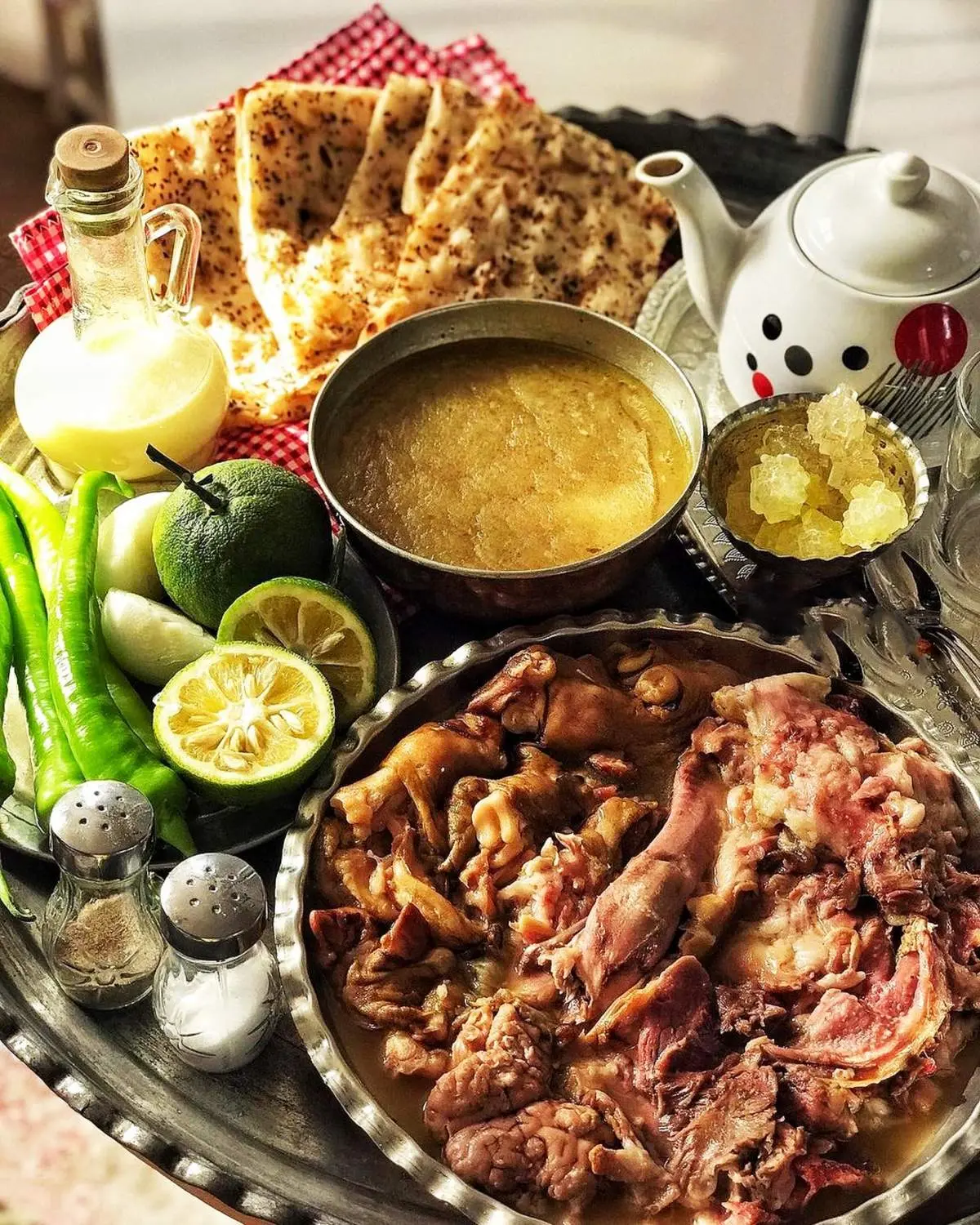 طرز تهیه کله پاچه ساده خانگی به روش بازاری