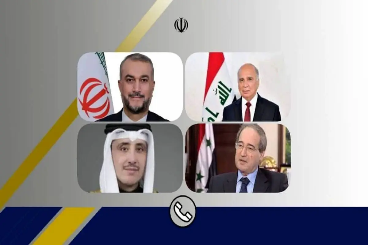 رایزنی امیرعبداللهیان با وزیران خارجه سوریه، عراق و کویت