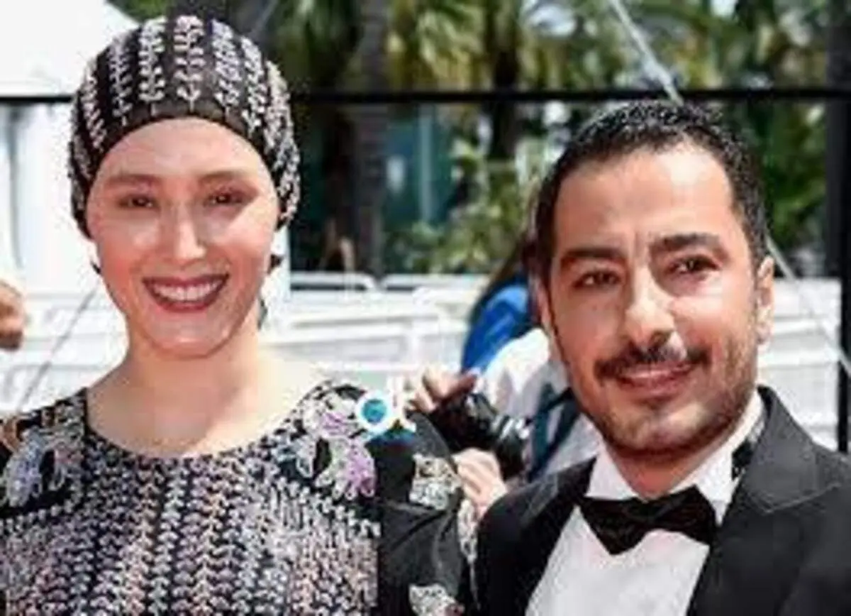 بوسه نوید محمدزاده و فرشته حسینی روی فرش قرمز جشنواره کن!+ عکس