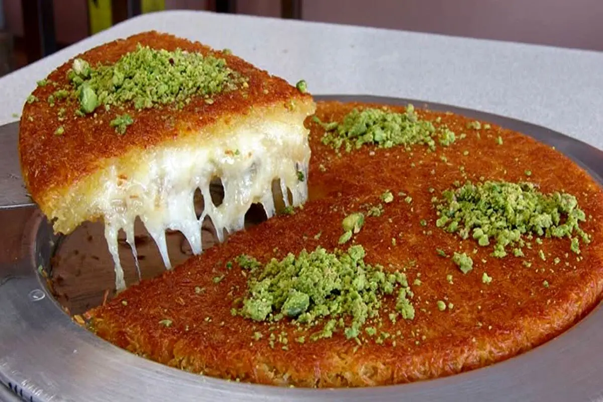 دستور پخت کونفه ترکیه ای با رشته کادایف
