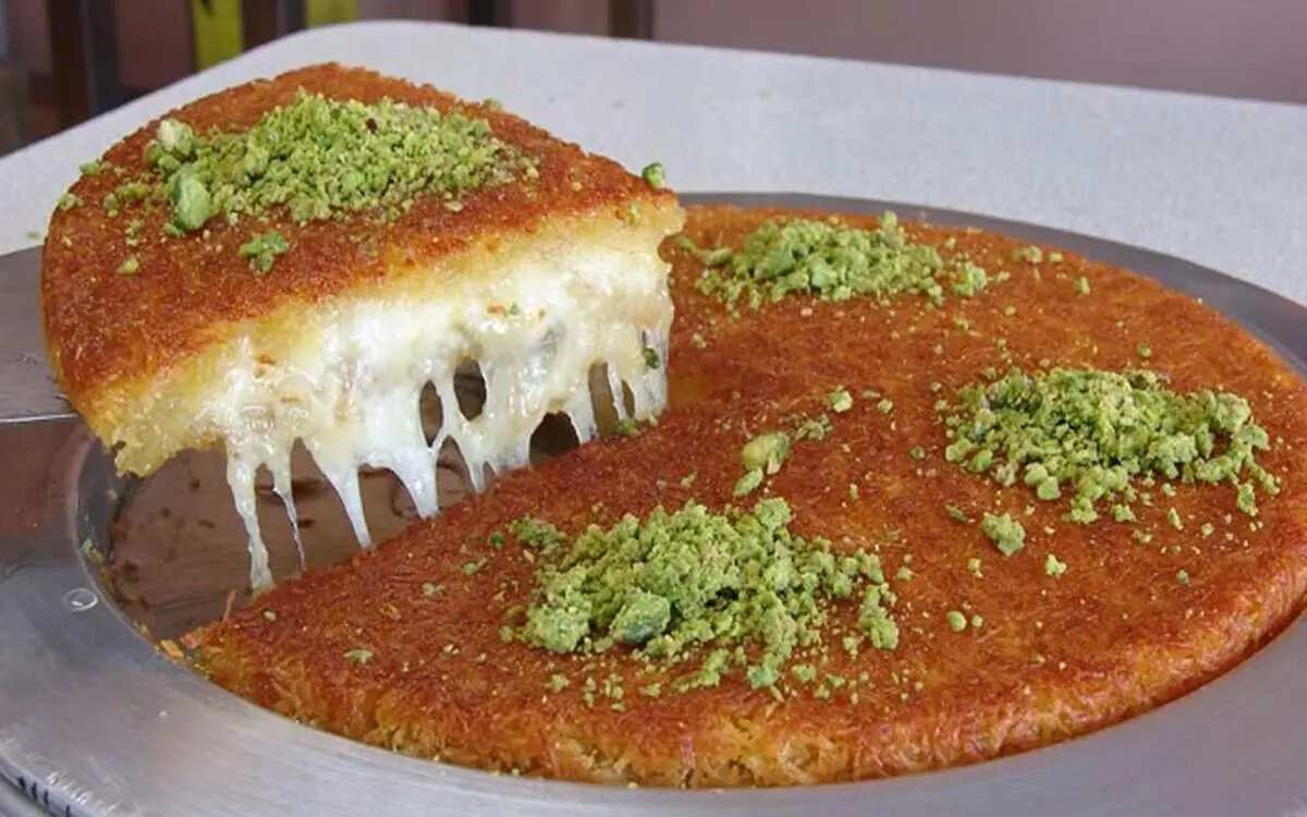 دستور پخت کونفه ترکیه ای با رشته کادایف