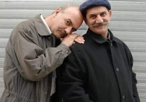 عکس زیرخاکی از ایرج طهماسب و حمید جبلی