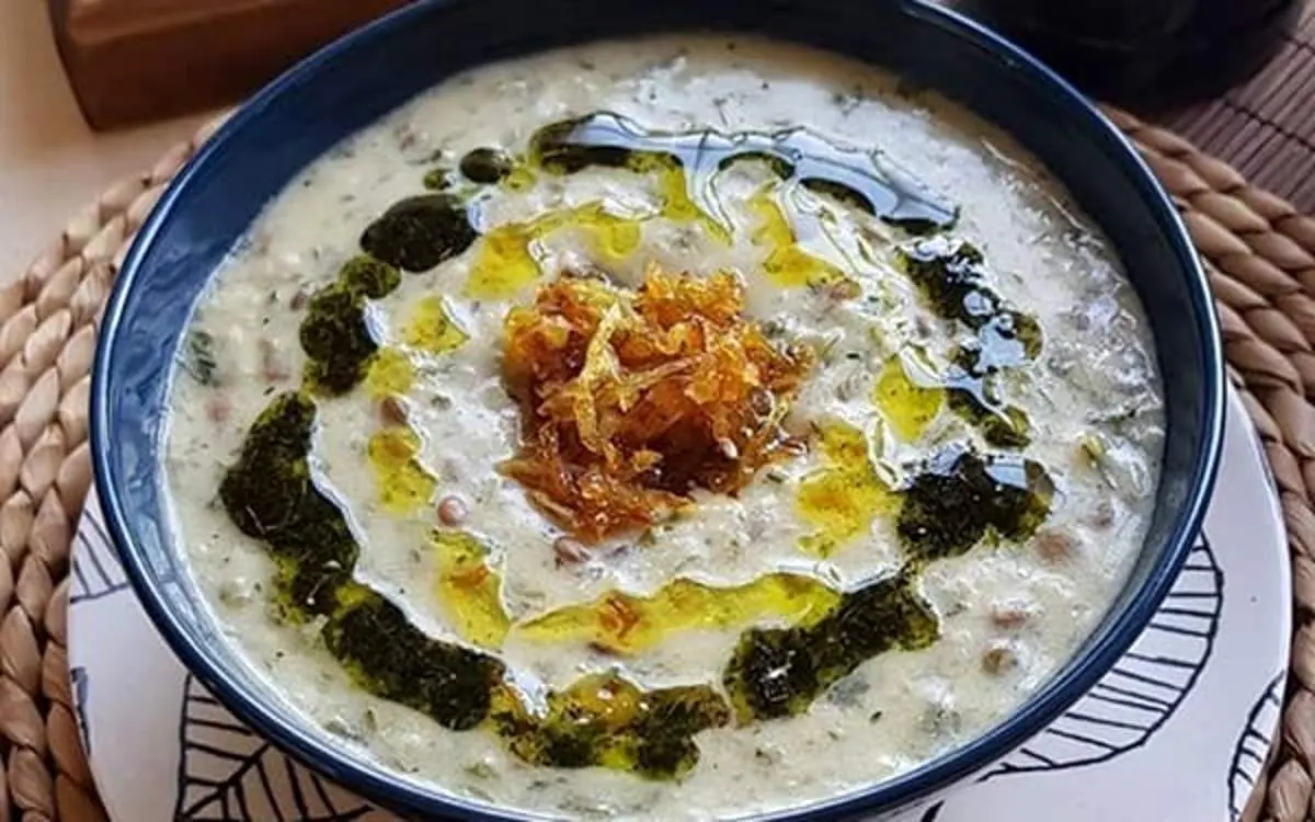 دستور پخت آش ماست