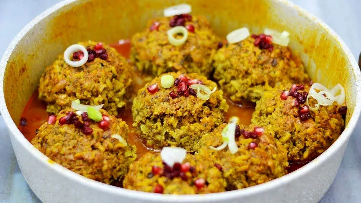 دستور پخت کوفته برنجی