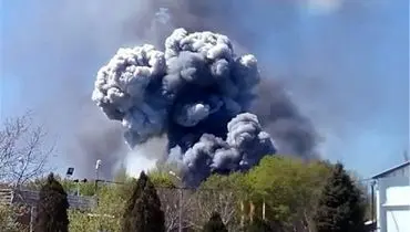 وقوع انفجاری بزرگ در «ملیتوپل» در اوکراین