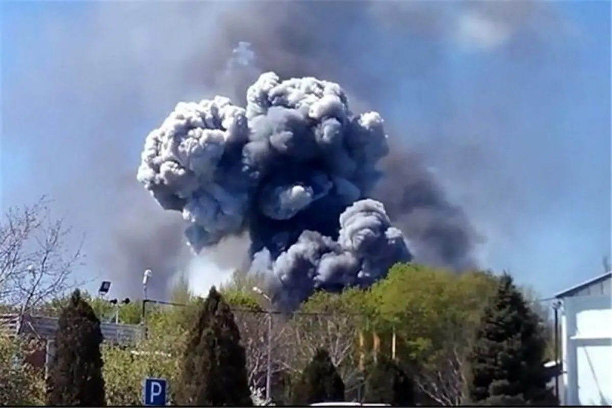 وقوع انفجاری بزرگ در «ملیتوپل» در اوکراین