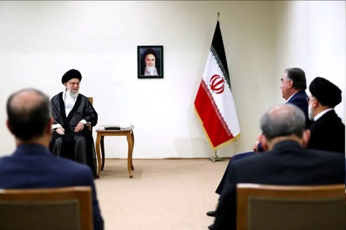 دیدار رئیسجمهور تاجیکستان با رهبر معظم انقلاب اسلامی