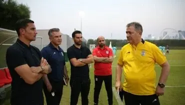حضور سفیر جام جهانی در تمرین تیم ملی فوتبال ایران