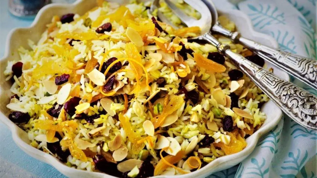 آموزش اریح کته سی(کته زردآلو) از غذاهای سنتی ایران