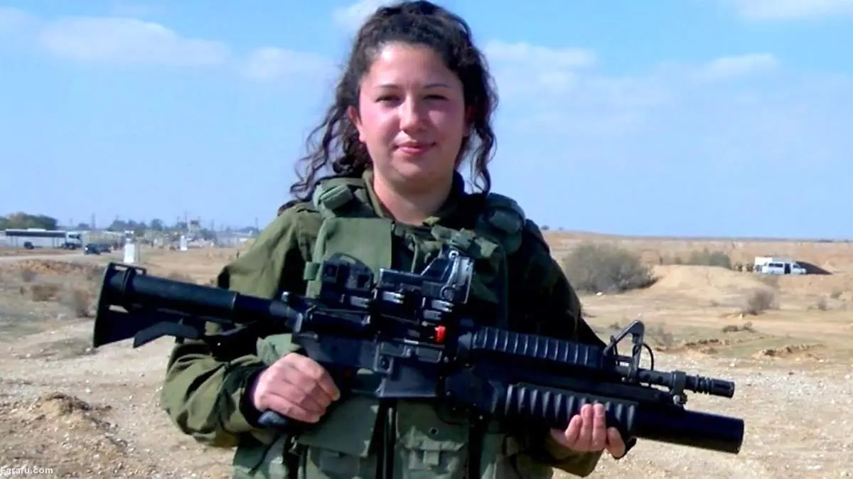 سرباز زن اسرائیلی از چه چیزی ترسید؟+فیلم