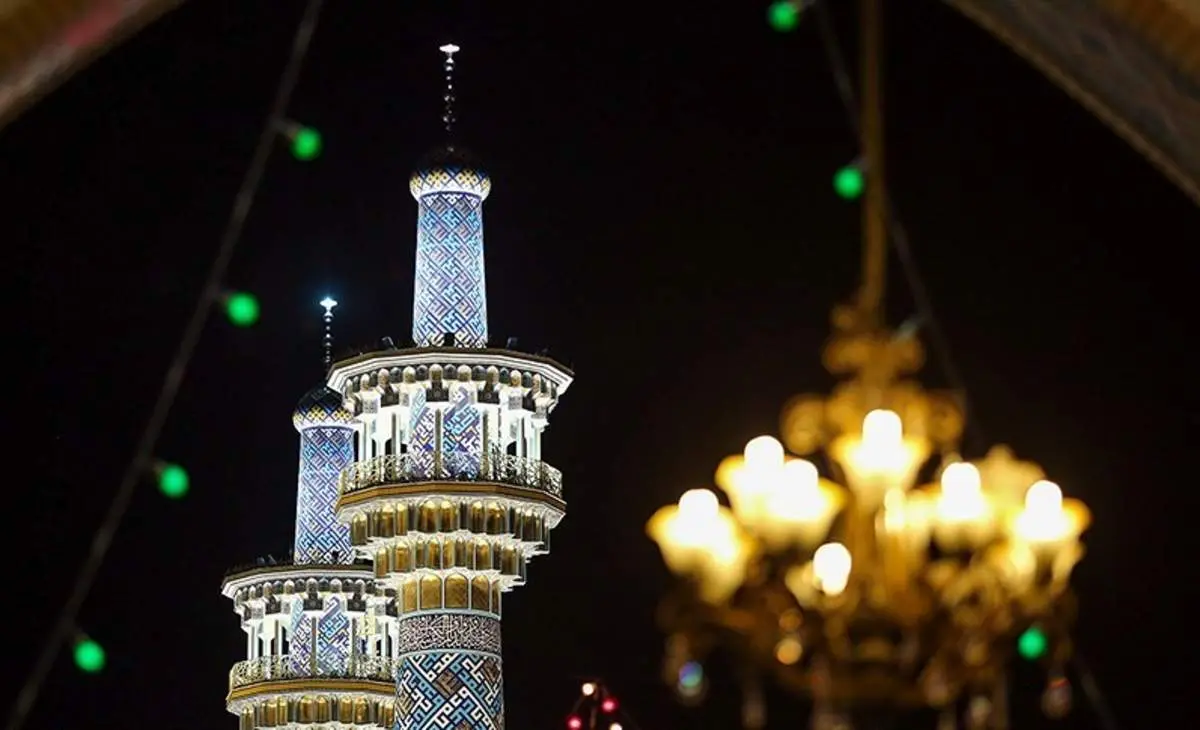 چراغانی حرم مطهر امام رضا (ع)