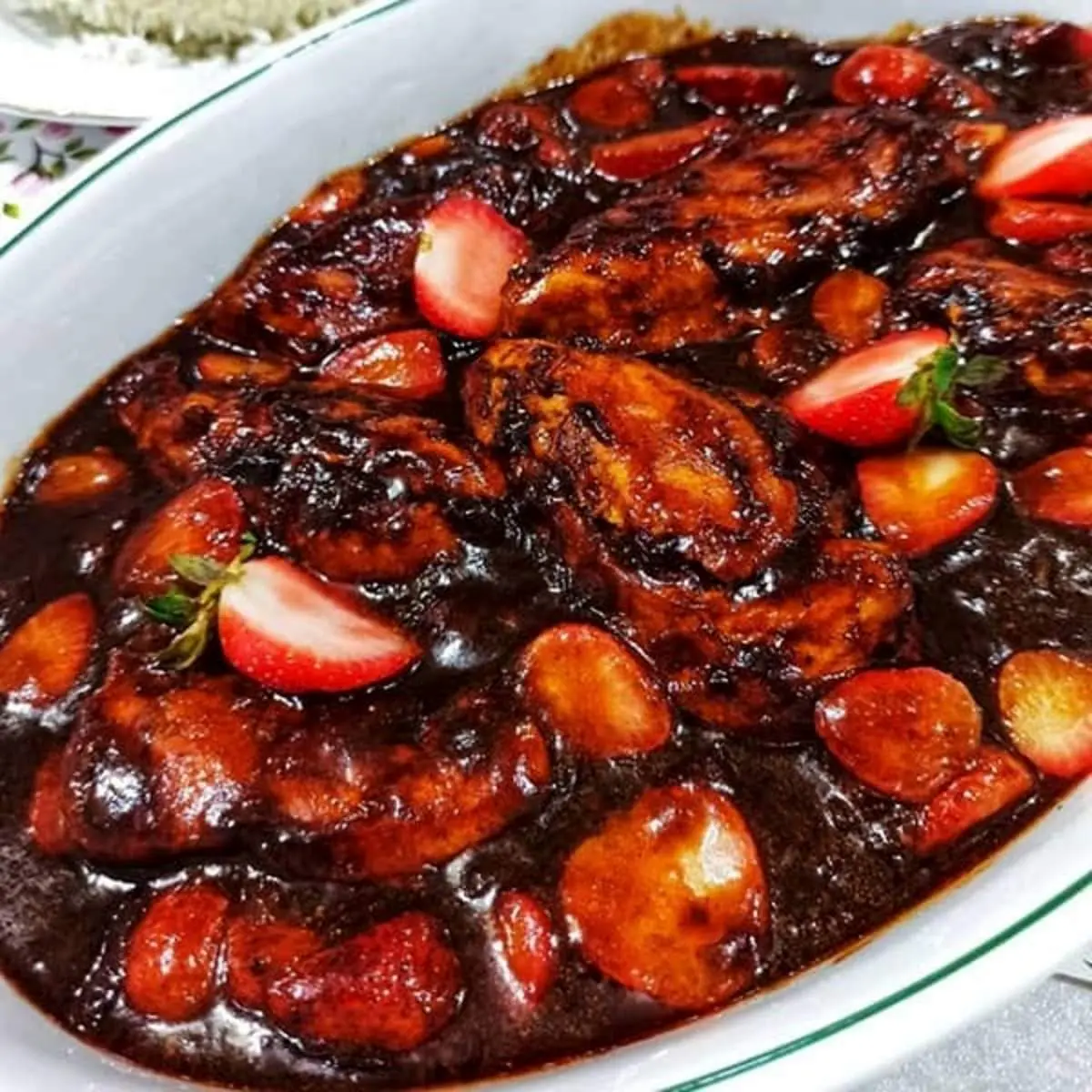 طرز تهیه خورش توت فرنگی