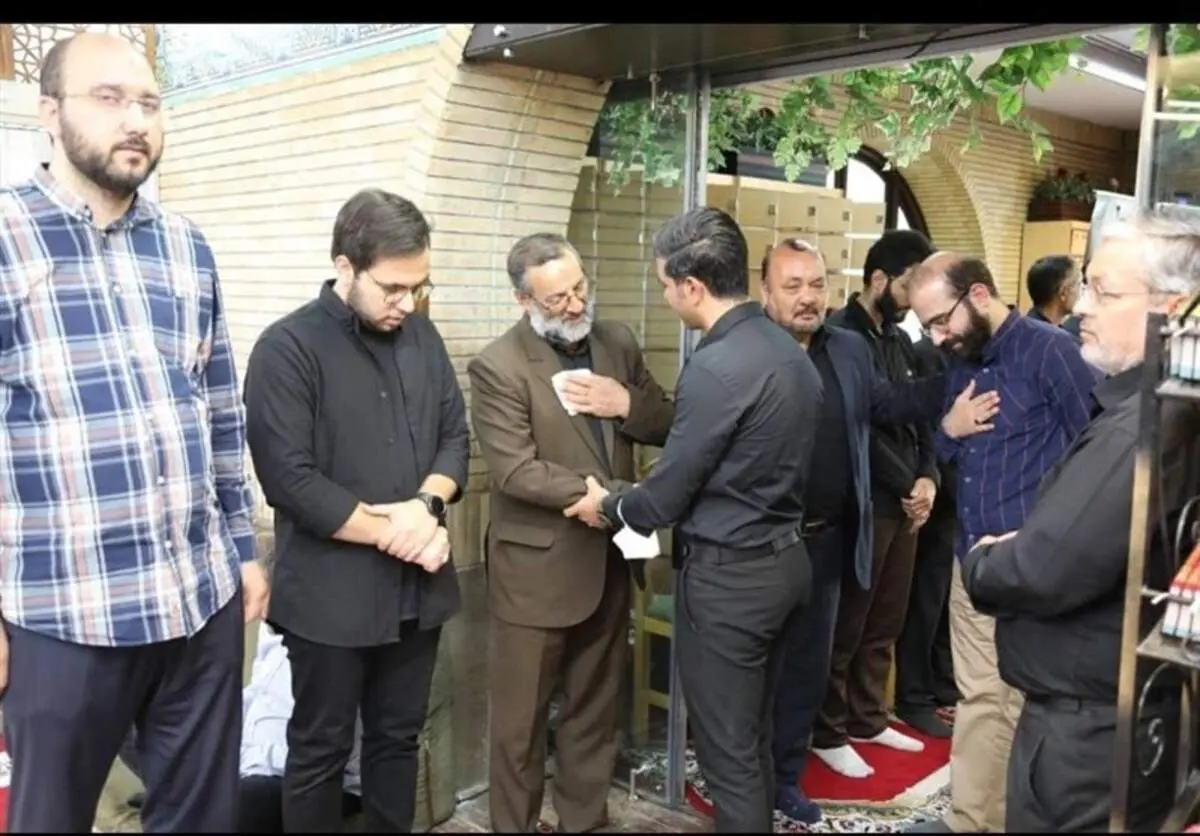 مراسم ترحیم همسر و فرزند حامد سلطانی مجری سیما +عکس