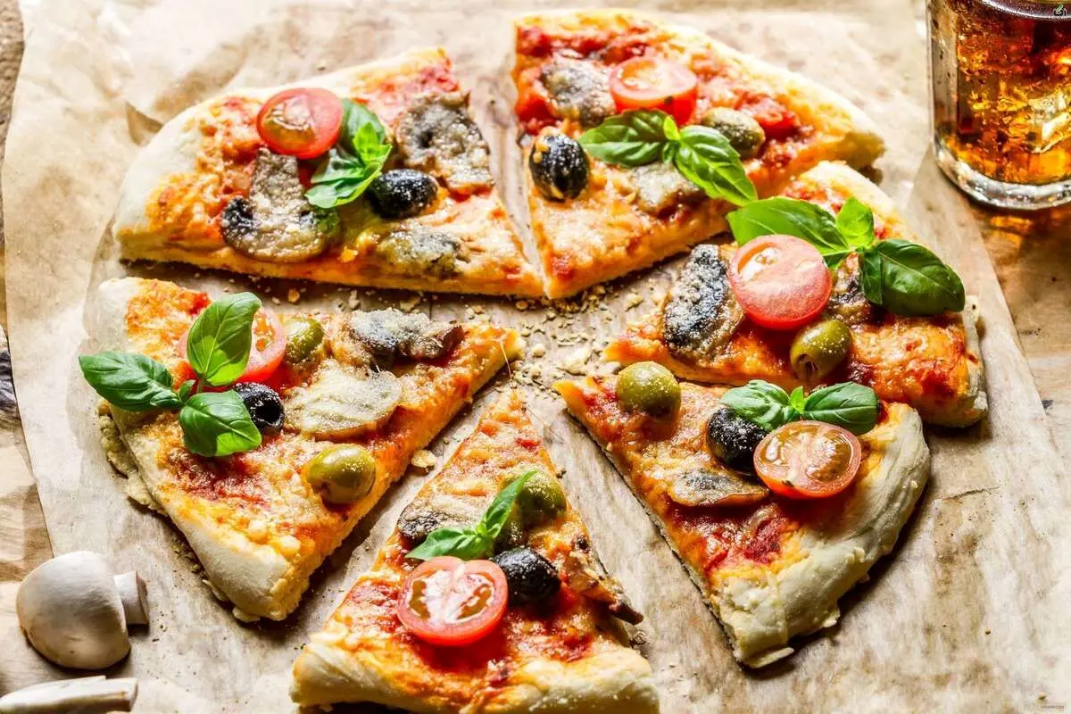 طرز تهیه پیتزا سبزیجات فست فودی با فر و بدون فر