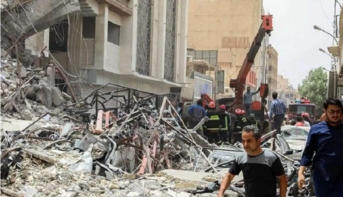 فرمانده میدان حادثه آبادان: آواربرداری به مراحل پایانی خود نزدیک می‌شود