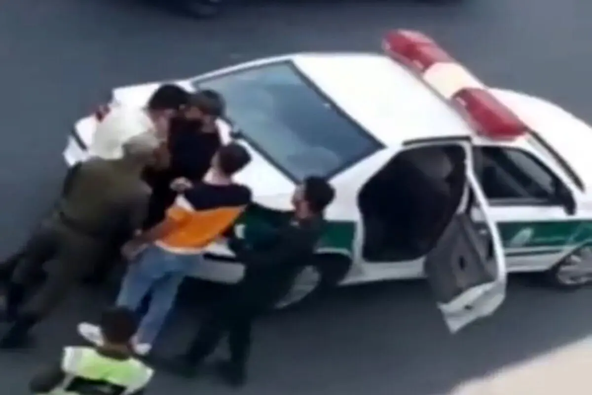 ضرب و شتم شهروند توسط مامور پلیس در شهریار + فیلم
