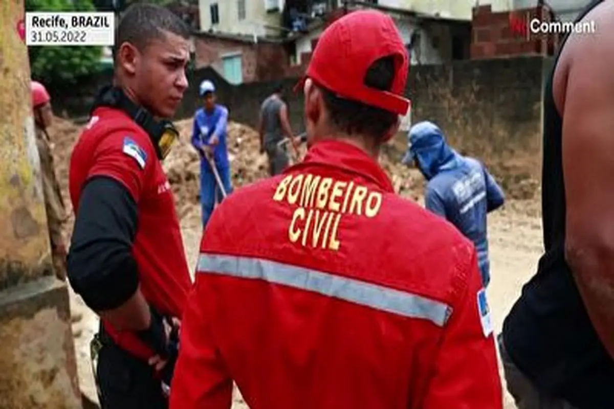 دست‌کم ۱۰۶ نفر در پی بارش سنگین باران و رانش زمین در برزیل جان باختند + فیلم