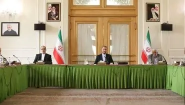 دیدار رهبران روحانی، سیاسی و مسئولان گروه‌های فلسطینی و لبنانی با امیرعبداللهیان