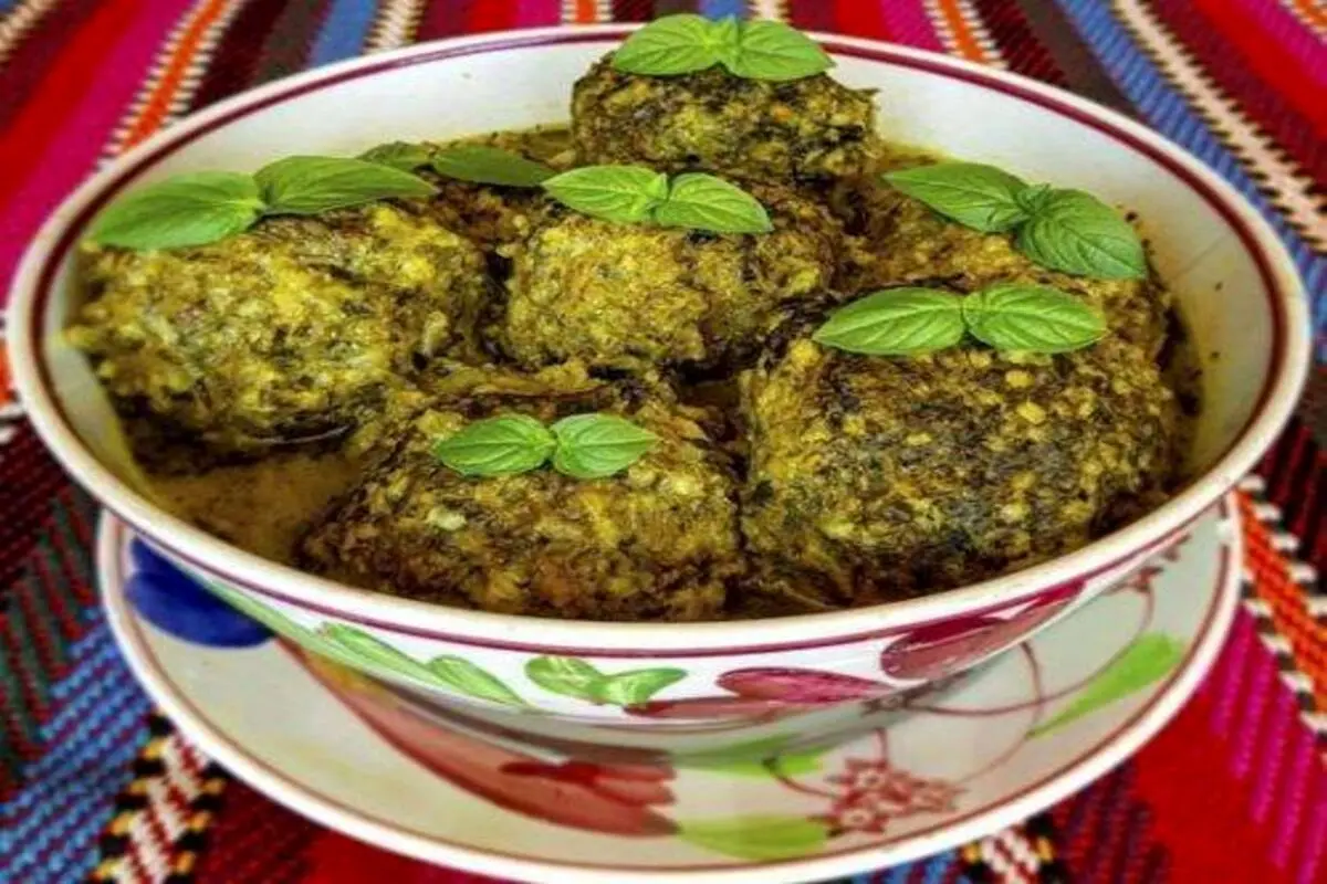 طرز پخت کوفته سبزی