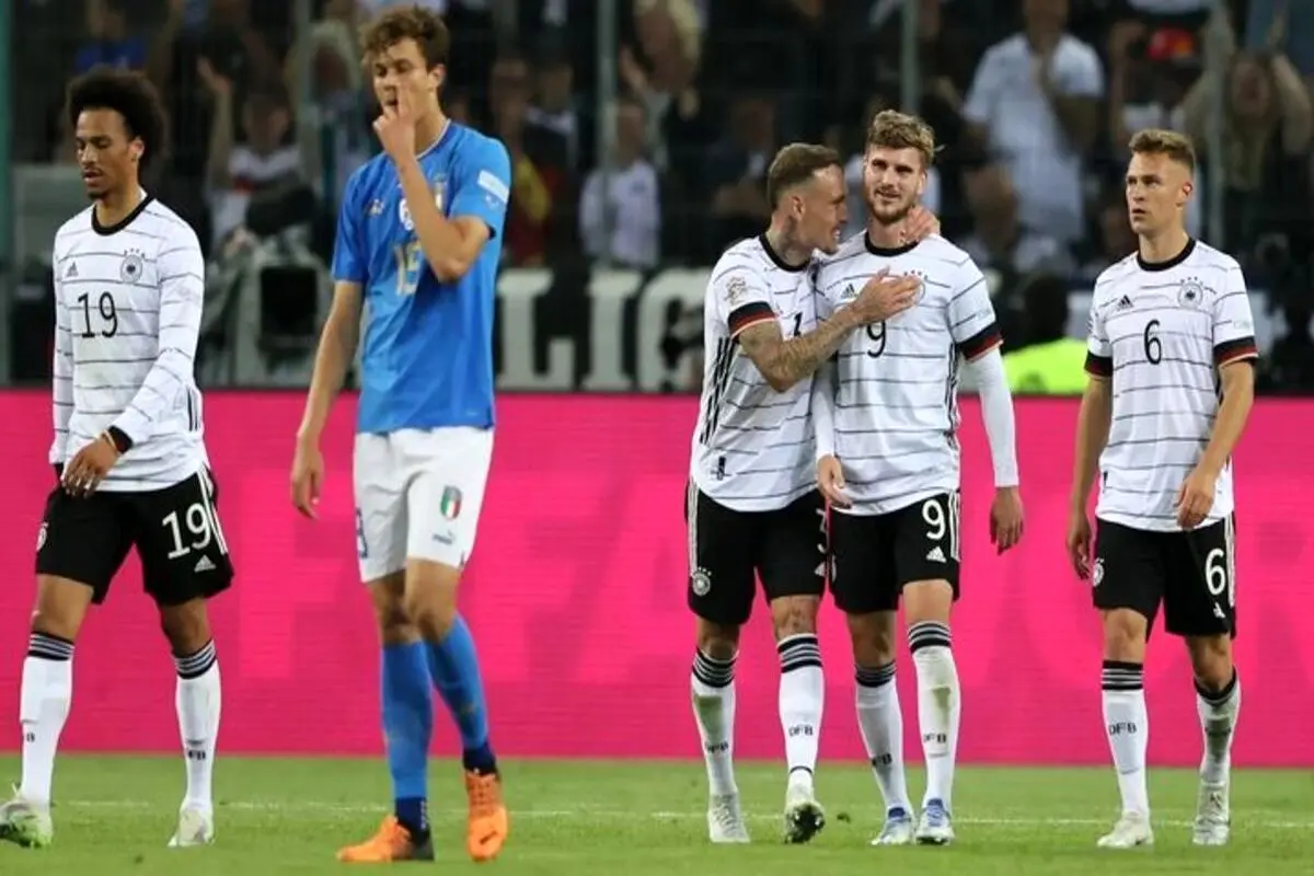 خلاصه بازی آلمان ۵ - ایتالیا ۲/ پیروزی پرگل آلمان مقابل ایتالیا + فیلم