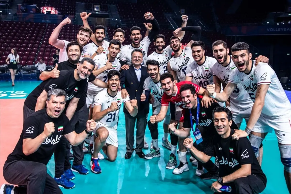گزارش تصویری بازی والیبال ایران و آمریکا