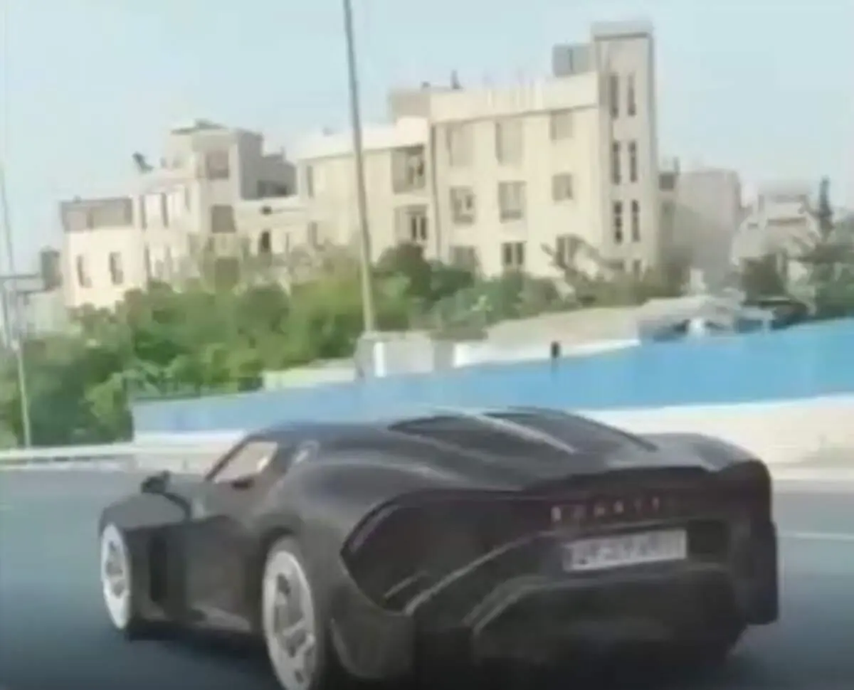 گران‌قیمت‌ترین بوگاتی جهان در تهران+ فیلم