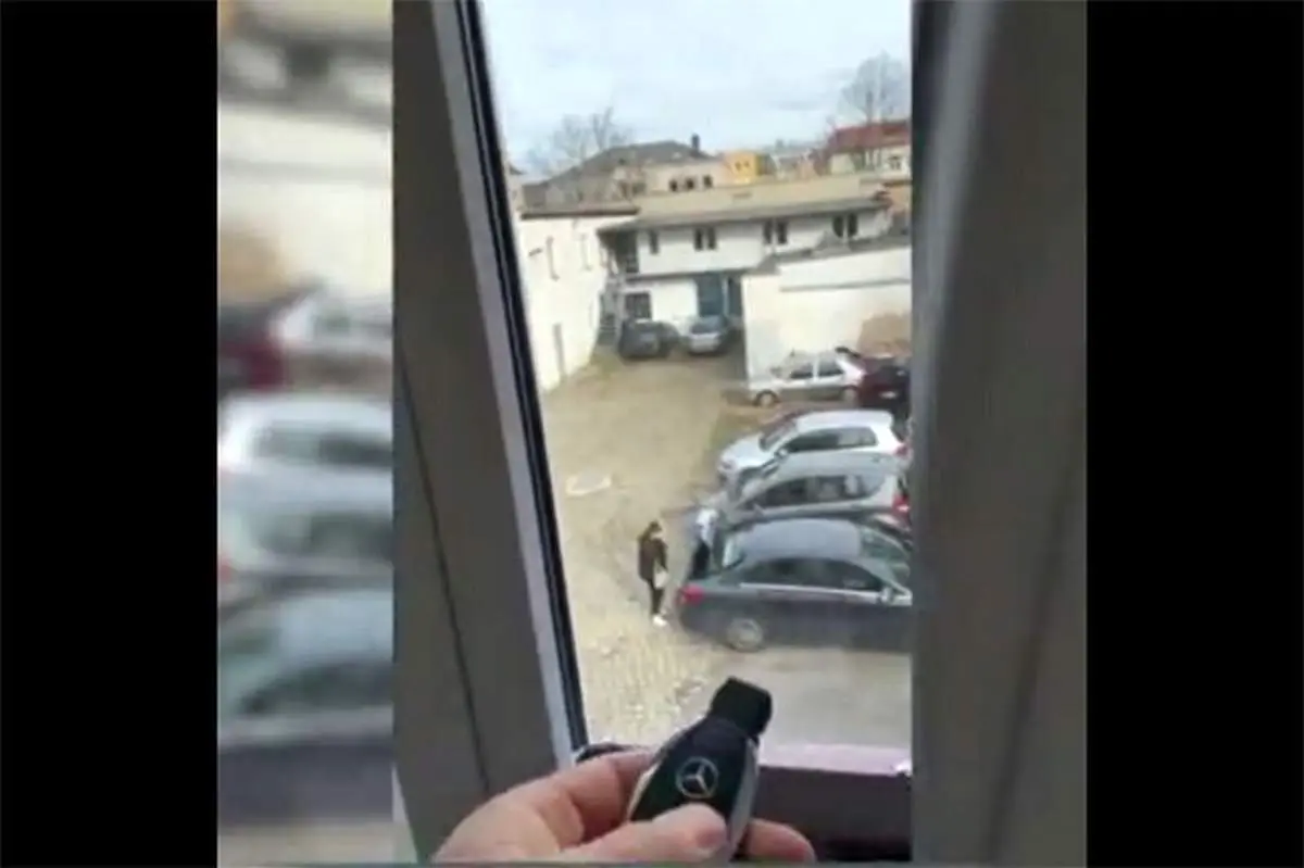 تصاویری از شوخی عجیب مرد جوان با همسرش + فیلم