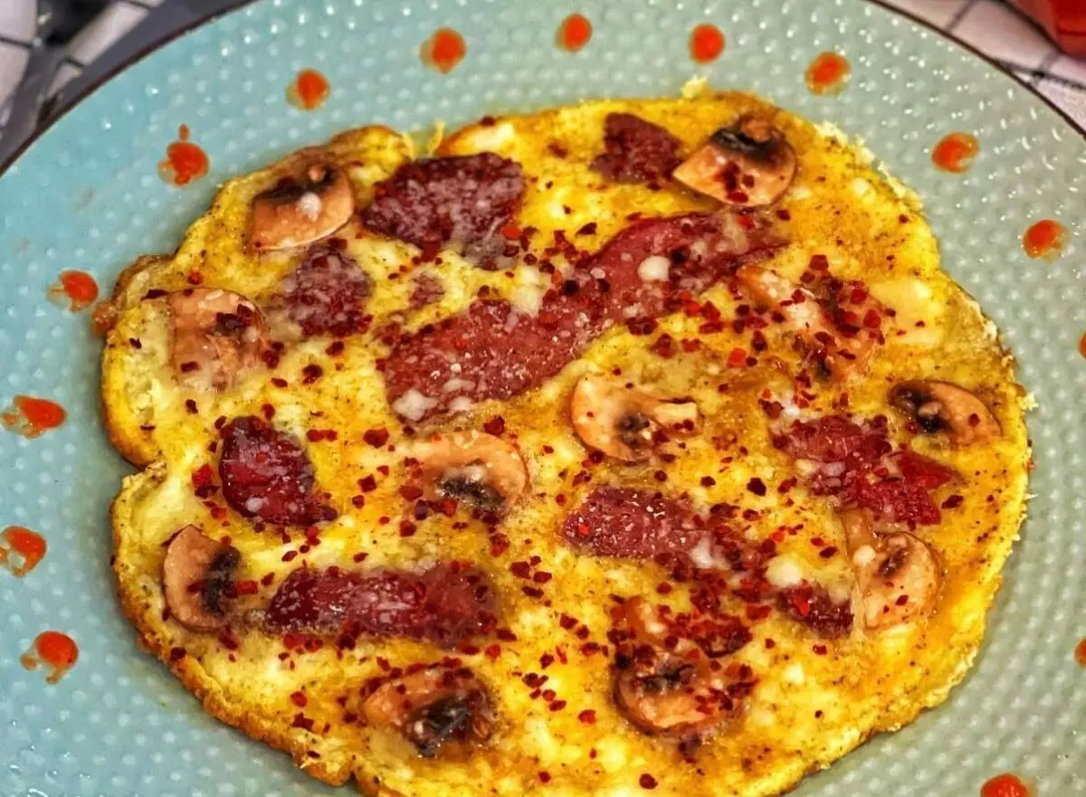طرز تهیه املت بیکن با قارچ ساده و بسیار خوشمزه