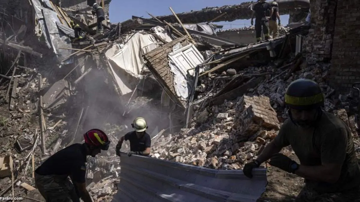 نجات معجزه آسای مرد اوکراینی از زیر آوار+ فیلم