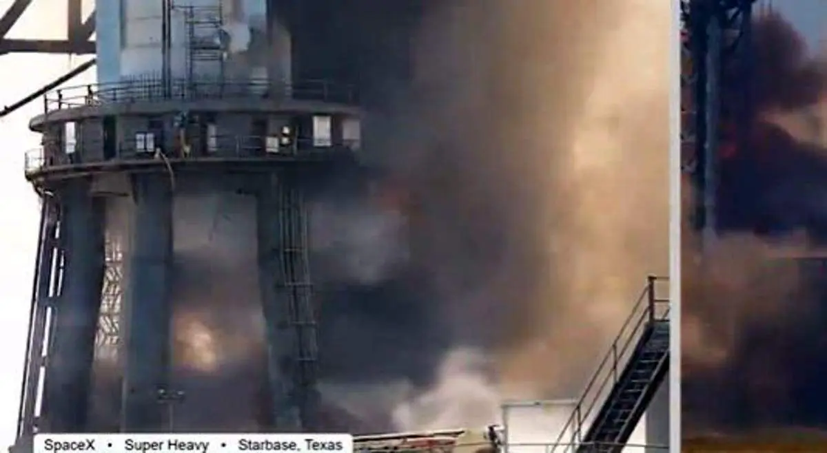 انفجار در زمان تست موشک آمریکایی + فیلم