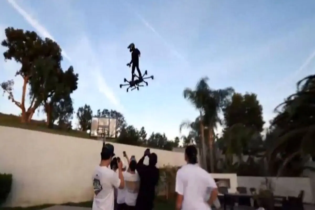 اختراع یک هاوربرد عظیم با قابلیت به پرواز درآوردن انسان+ فیلم