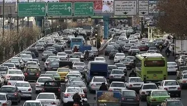اعلام وضعیت ترافیک عصرگاهی پایتخت