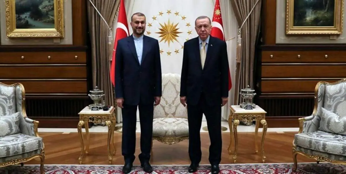 جزئیات دیدار امیرعبداللهیان با اردوغان +عکس