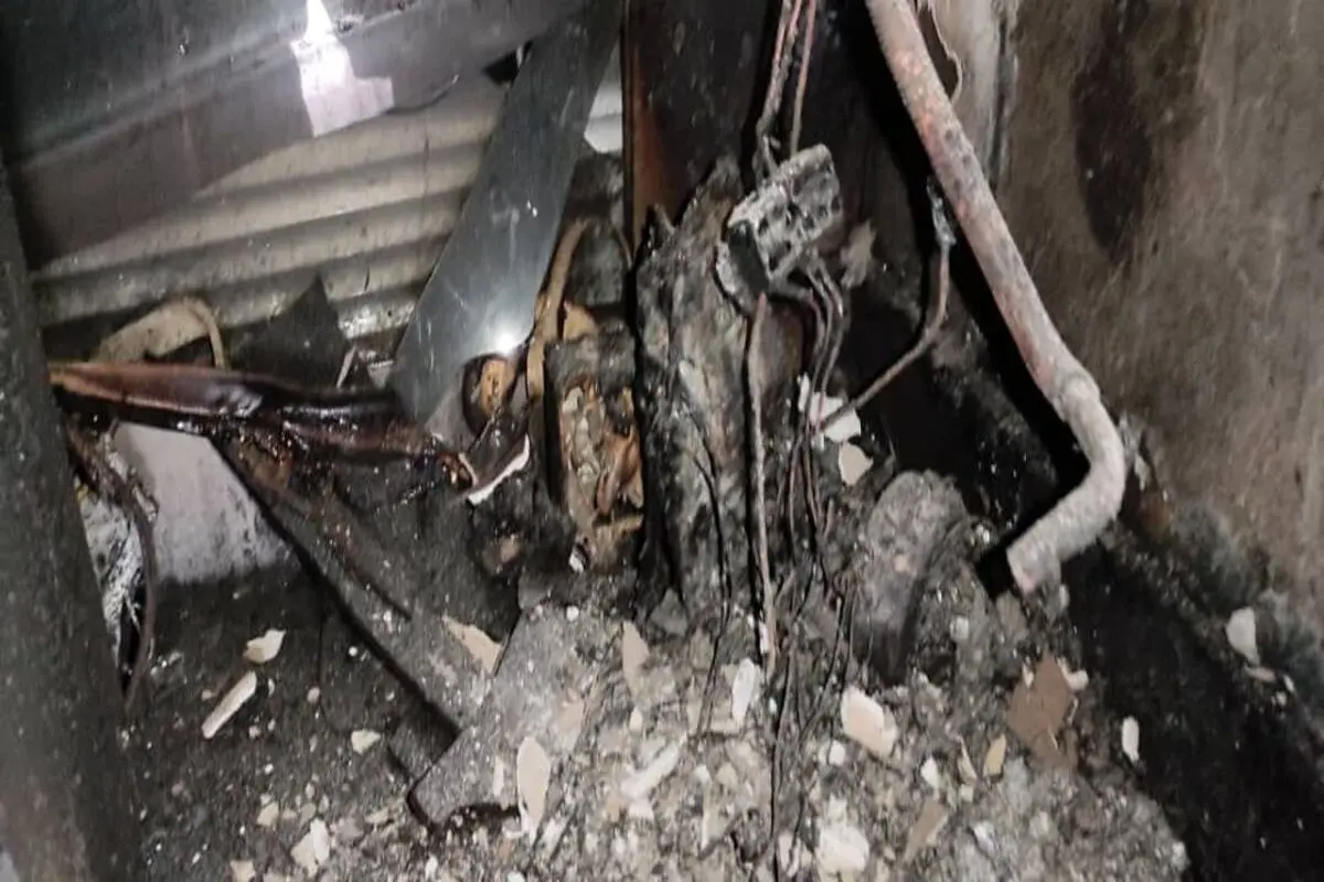 نجات ۳۰ نفر از آتش سوزی یک ساختمان پزشکان در تهران