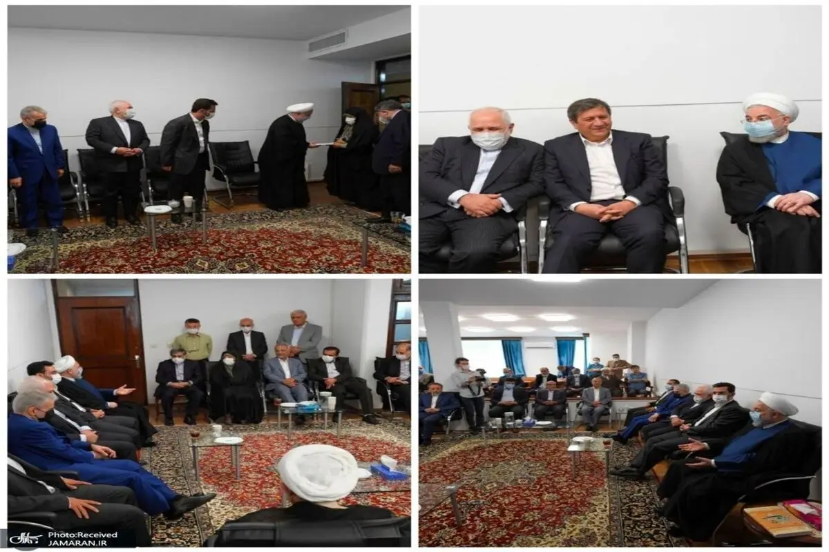عید دیدنی روحانی و مسئولان دولتهای یازدهم و دوازدهم + تصاویر