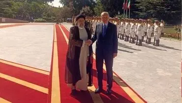 تصاویر استقبال رسمی رئیسی از اردوغان در سعدآباد + فیلم