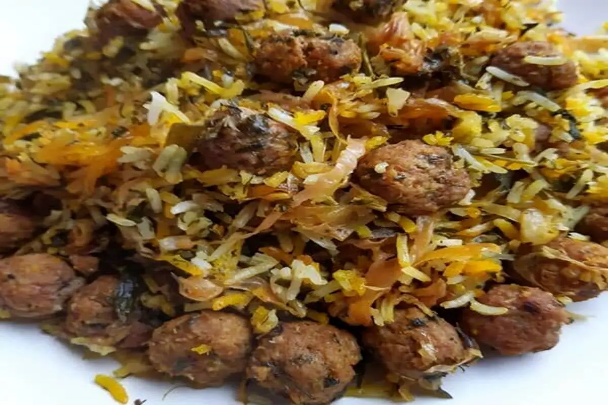 طرز تهیه کلم پلو به روش مجلسی