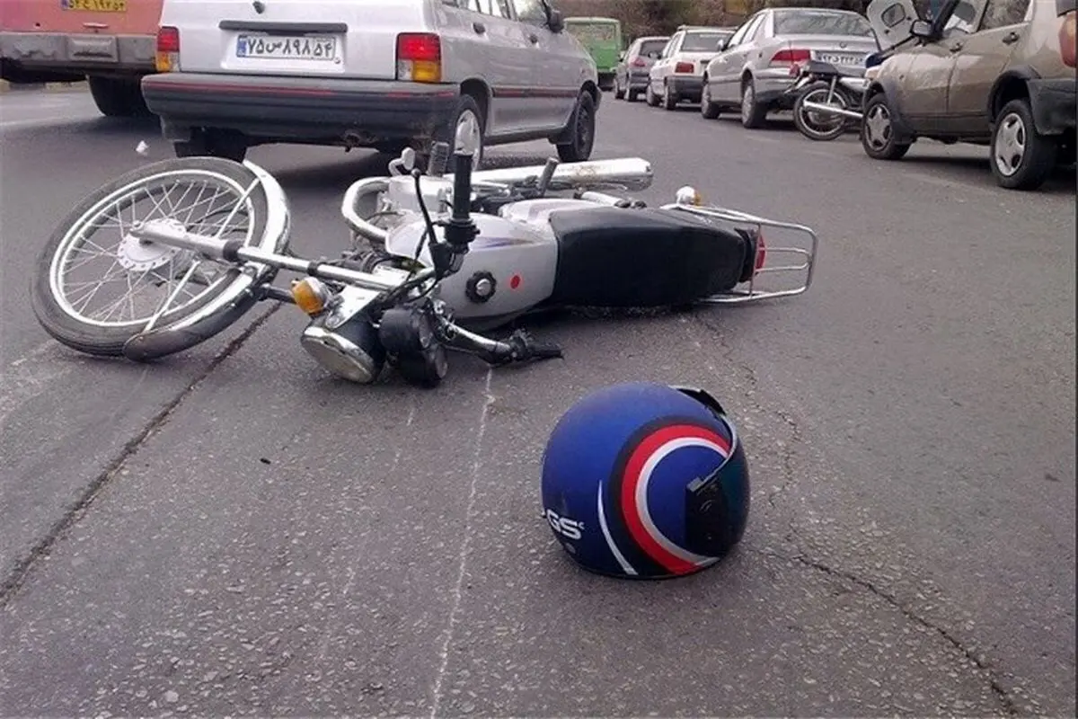 تصادف مرگبار ۲ موتورسوار در زابل!+ فیلم