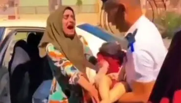 گریه‌ های دردناک مادر عراقی؛ کشته شدن کودک خردسال توسط نیروهای ترکیه + فیلم