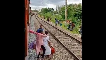 لحظه هولناک فرار از مرگ+ فیلم
