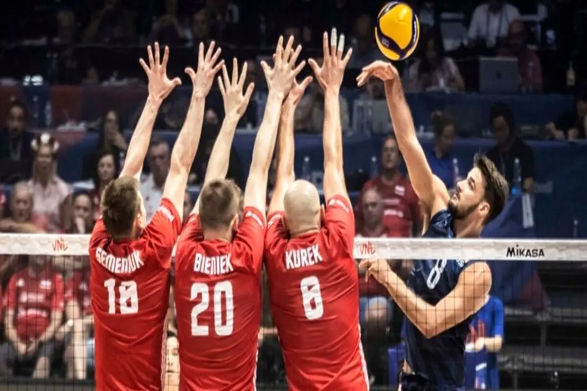 شکست سنگین لهستان مقابل آمریکا در لیگ ملت‌ های والیبال
