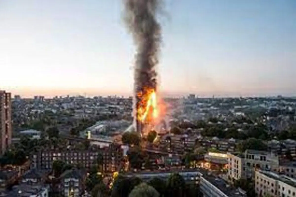 لندن در آتش سوخت!+ فیلم