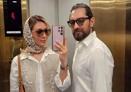مهمان نوازی لاکچری همسر بهرام رادان با میوه میلیونی
