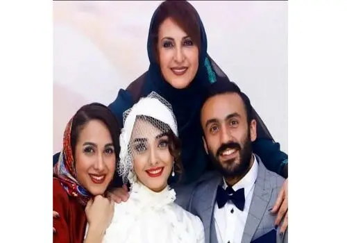 عشق مادری‌بزرگی در قاب تصویر: فاطمه گودرزی در کنار نوه‌ها و عروسش!