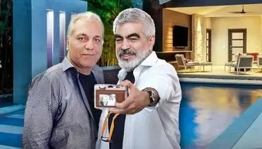 شعر خوانی عاشقانه مهران مدیری در پشت‌صحنه «استخر» + فیلم

