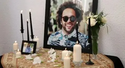 حضور بازیگران مشهور در مراسم یکی از جانباختگان دی ماه