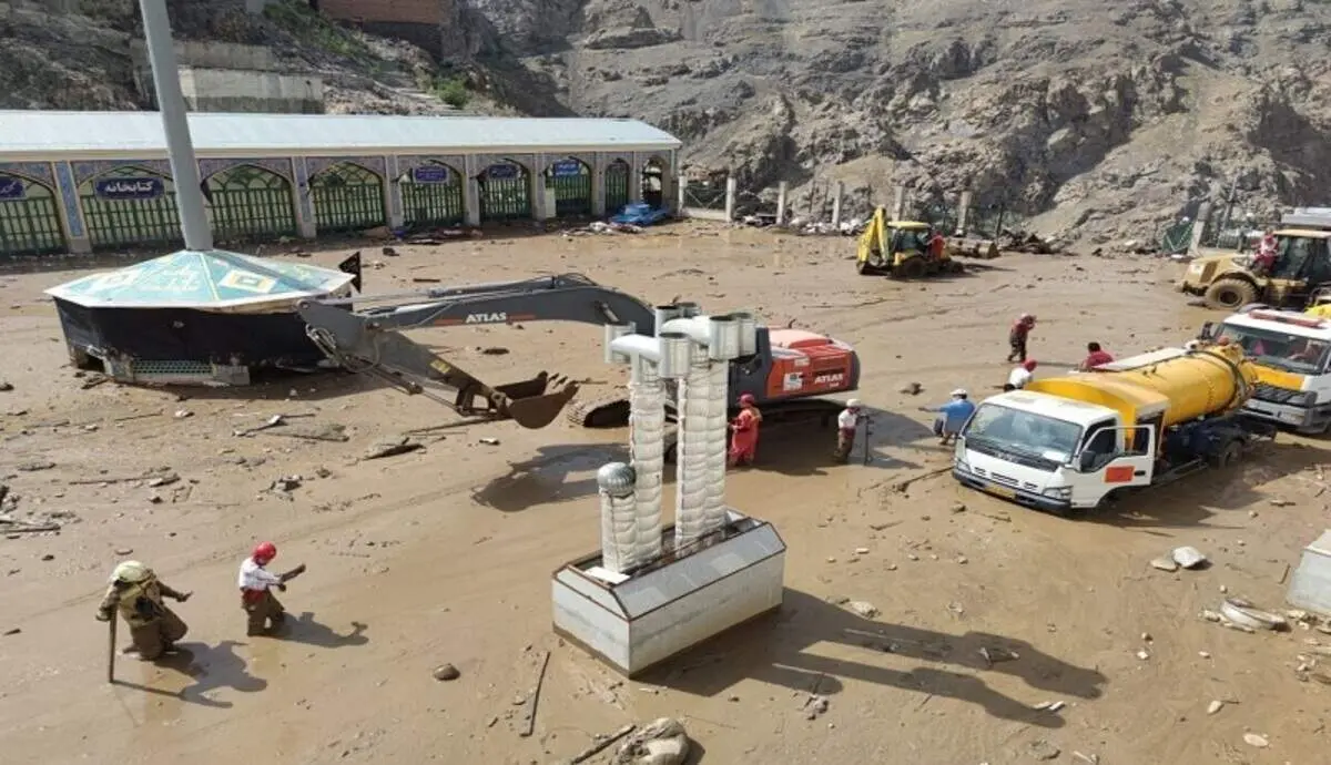 مدفون شدن ۲۰۰ نفر در سیل امام زاده داوود تکذیب شد